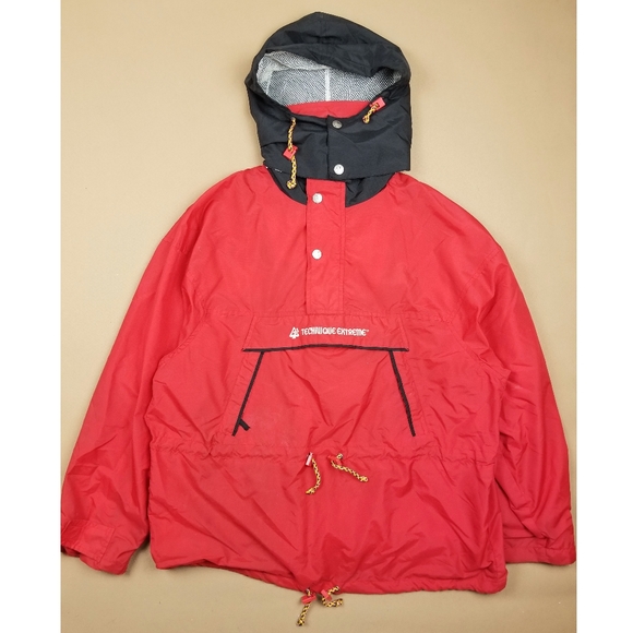 Vintage Other - VTG 90's 00's Technique Extreme Pullover Red / Black Windbreaker Jacket